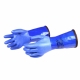 Showa Trockenhandschuhe Blau inklusive Innenhandschuhe Si Tech Gr. M